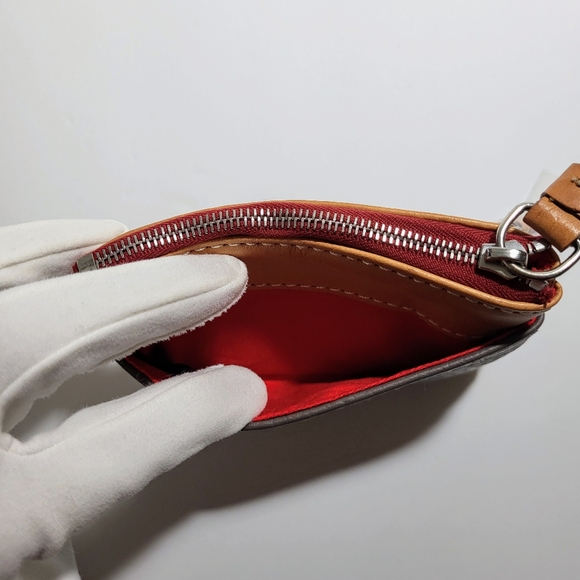 NWOT Dooney & Bourke Pebble Grain Card Case in Elephant - Picture 6 of 13